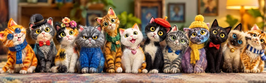 Cats' photo day
