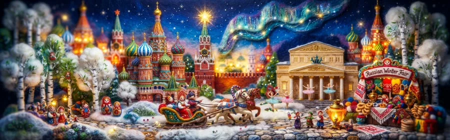 Russian winter fair